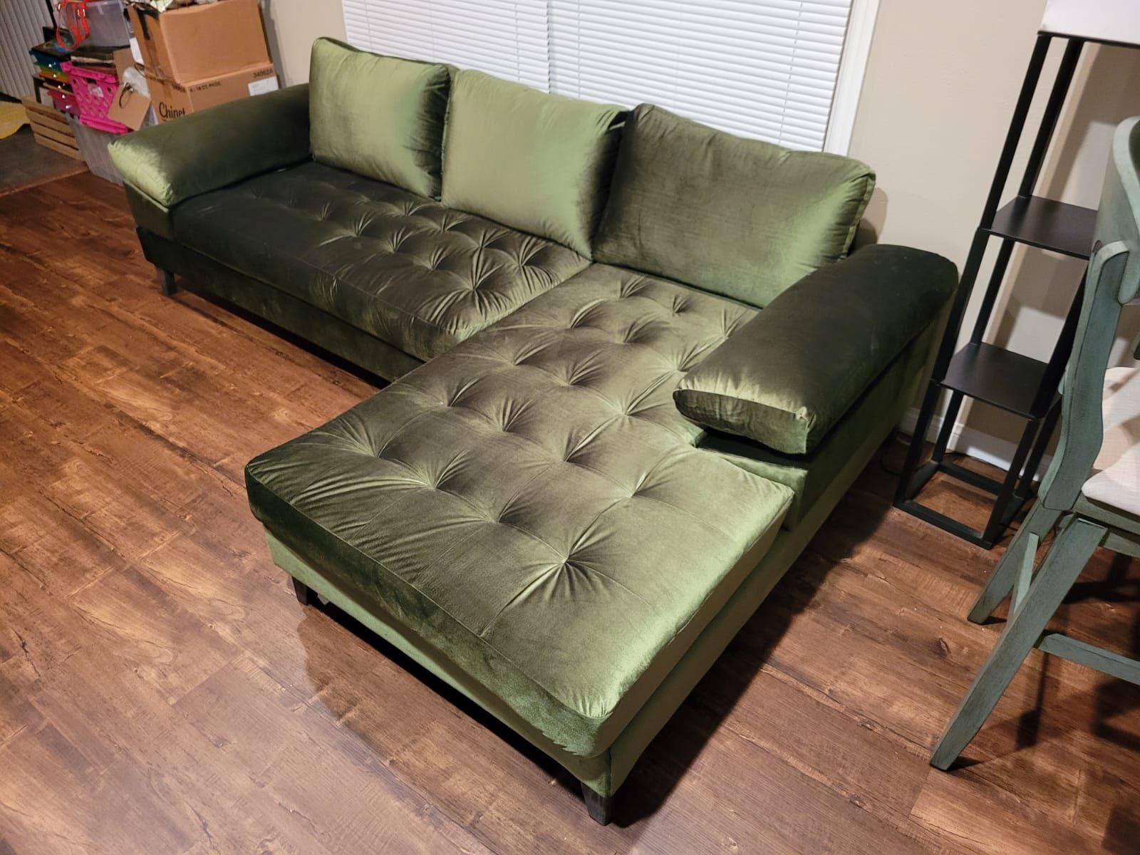 Brand New Moss Green Sectional Couch