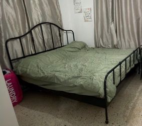 IKEA King size bed, mattress and sheets included