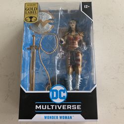 Mcfarlane Toys Wonder Woman 7” Gold Label Action Figure 