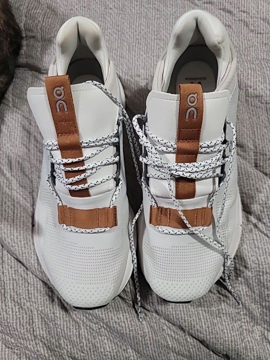 On Cloudnova Ivory Sandstone Women's 8  