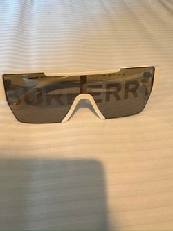 Burberry Shield Sunglasses White Frame