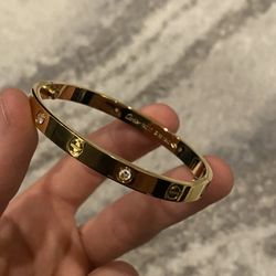 Gold Cartier Love Bracelet