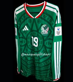 Men's Mexico Gilberto Mora Authentic World Cup Jerseys L, 4XL (Read The Descriptions)