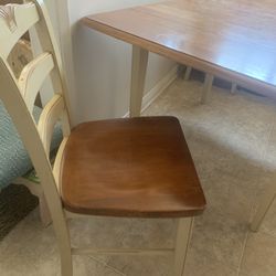 Drop Leaf Kitchen Table With Four Chairs