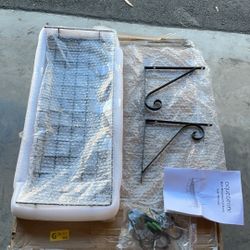 Wall Mounted Pot Rack. 