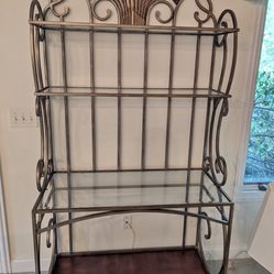Etagere Metal & Glass Piece 