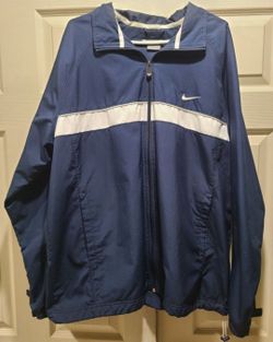 Taking Best Offer. New Condition Rarely Worn Navy Blue Nike Zip Up Jacket, Men's size 2XL. Taking Best Offer.  