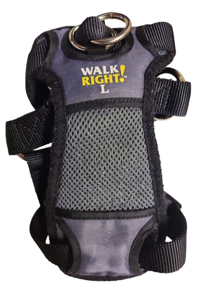 This Coastal Pet Walk Right Padded Dog Harness in Black is the perfect tool for walking your large dog comfortably. The harness is designed with padde