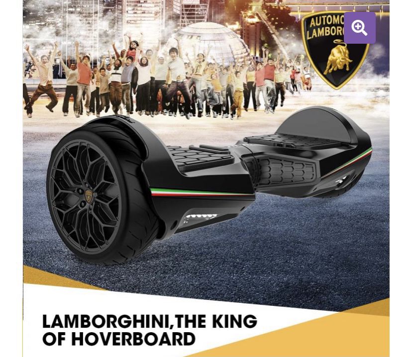 The 6.5″ Black Bluetooth Lamborghini Hoverboard is the perfect gift in the market for any occasion and anyone in the family. So enjoy your free time r