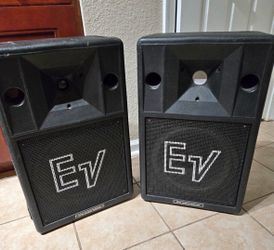 EV Electrovoice 12” PA  Speaker Cabinets