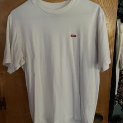 Supreme White Tee With Box Logo