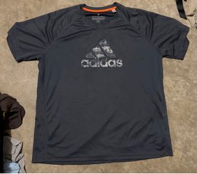 Men’s Adidas Gray & Black T Shirt Climalite Size 2XL #athletic #sporty