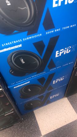 Audiocontrol 12 Inch epic X subwoofer