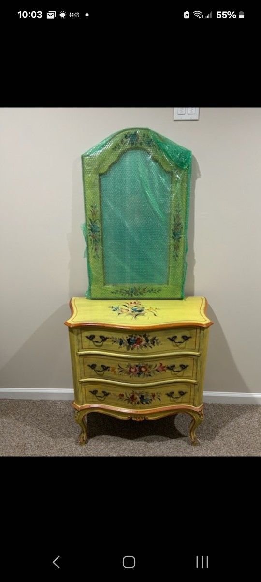 My Great Grandma's Bedroom Dresser/ Mirror 