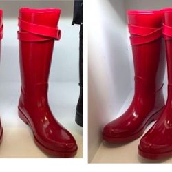Coach Rain Boot Size 7  brand new with a box