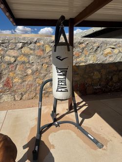 Boxing stand with bag