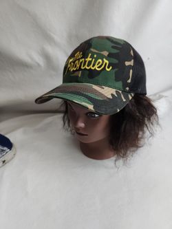 Green Camo Trucker Hat Cap The Frontier Richardson