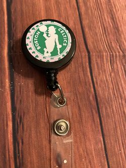 Boston Celtics badge reel