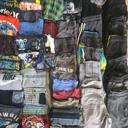 Huge Lot Boys Size 10/12 Clothes. 80 Pieces 