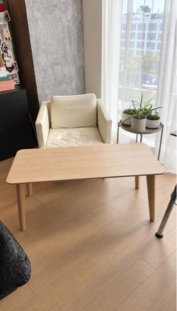 IKEA LISABO coffe Table/bench – Light Ash Wood