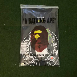 Black chrome hearts x Bape shirt