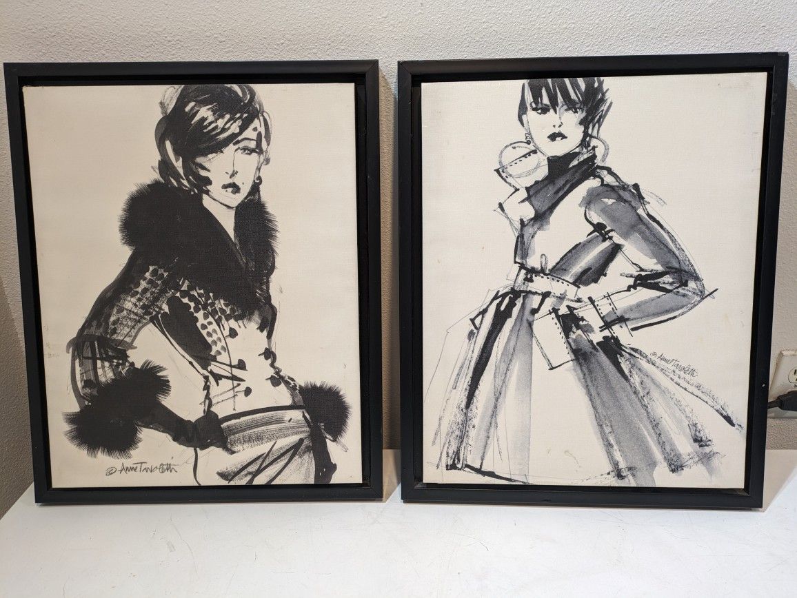 Anne Tavoletti Fashion Prints Set Of Two