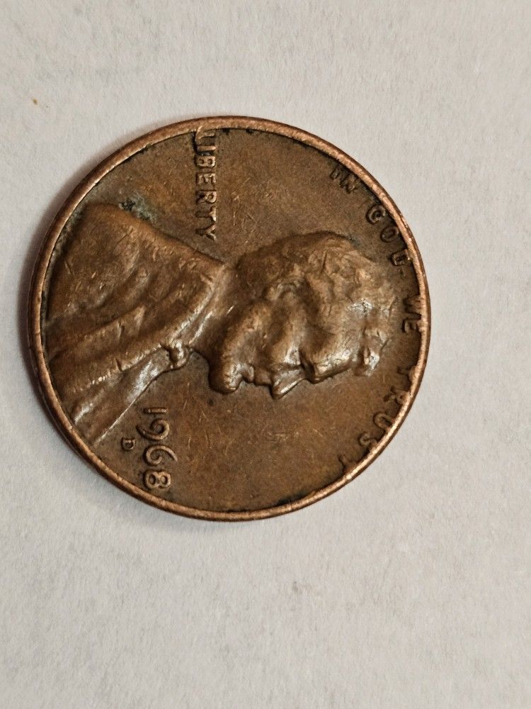 1968 Denver Penny Error