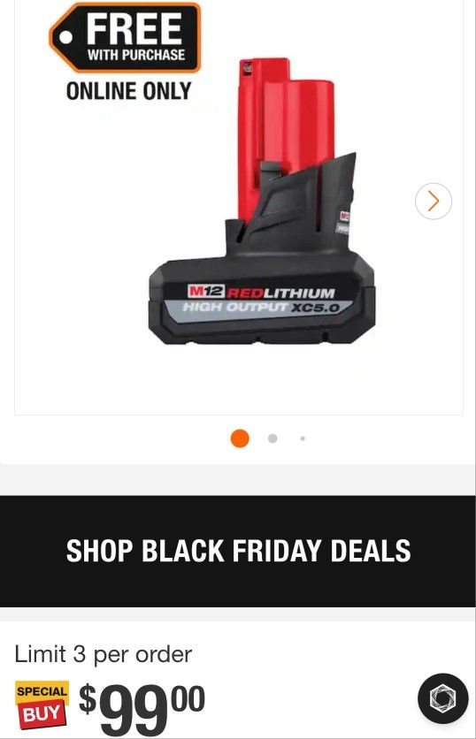 Milwaukee M12 5.0 The Price Is Firm 