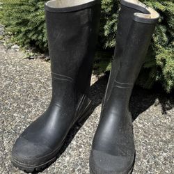 Black Rubber Boots