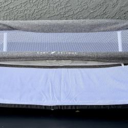 Baby Delight Snuggle Nest Bassinet, Portable Baby Bed, for Infants 0 – 5 Months, Charcoal Tweed