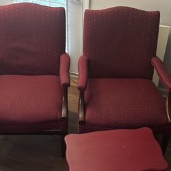 Free Red Chair/table