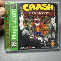 Crash Bandicoot (PlayStation 1, 1996) PS1 Complete