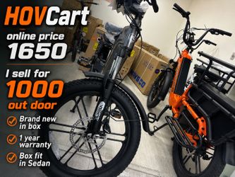 HOVCart award winning cargo ebike in wholesale price - family electric bike