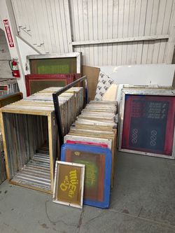 Screen Printing Screens / Aluminum Frames – $5 Each, Bulk Deals!