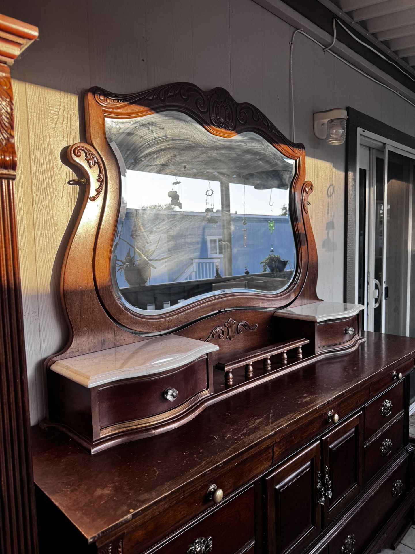 Solid Wood Bedroom Set Without Bed