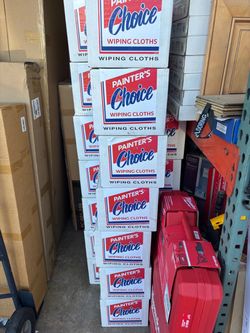 4 pound boxes of painters rags (we have multiple available)