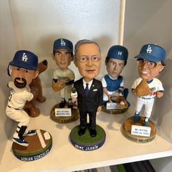Lot Of 7 Bobblehead Los Angeles Dodgers NO BOX NO BATS