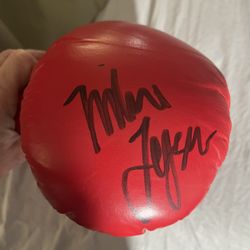 Mike Tyson’s Glove signed