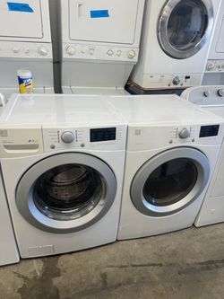 Used Stackable Kenmore Washer and Gas Dryer Front Load