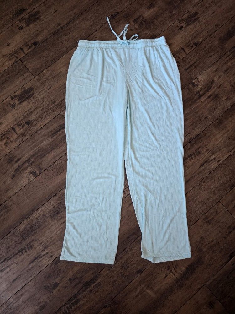 Women's Just Be Pajama Pants, Baby Blue Color, Size 2XL