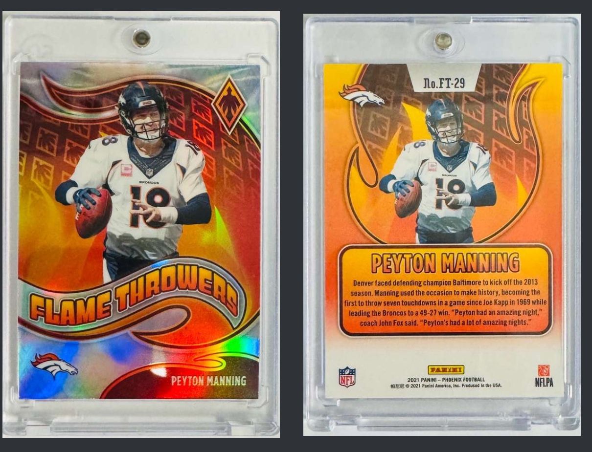 2021 Panini Phoenix - Peyton Manning - Flame Throwers