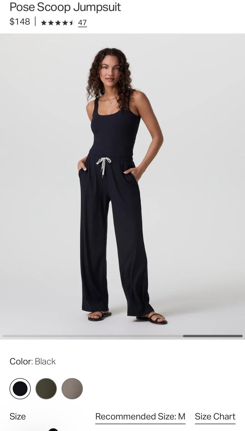 Vuori Jumpsuit Size Medium New With Out Tags