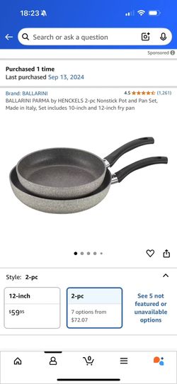 Ballarini 2-pc Nonstick Pot