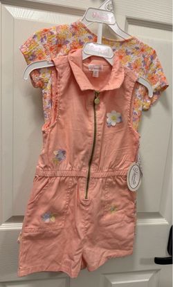 New! Little Lass 2pk Rompers *Size 6x