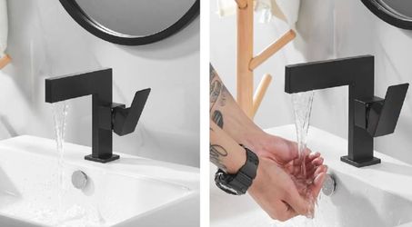Modern Black Faucet- Ultra Thin Single Hole Faucet