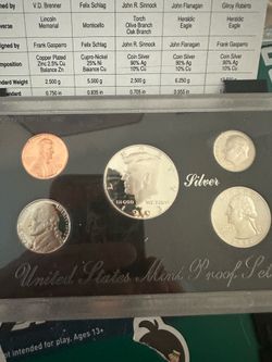 Silver US Mint Proof Sets 1993 and 94 plus a standard 92