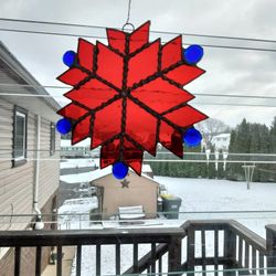 Stain Glass Snowflake