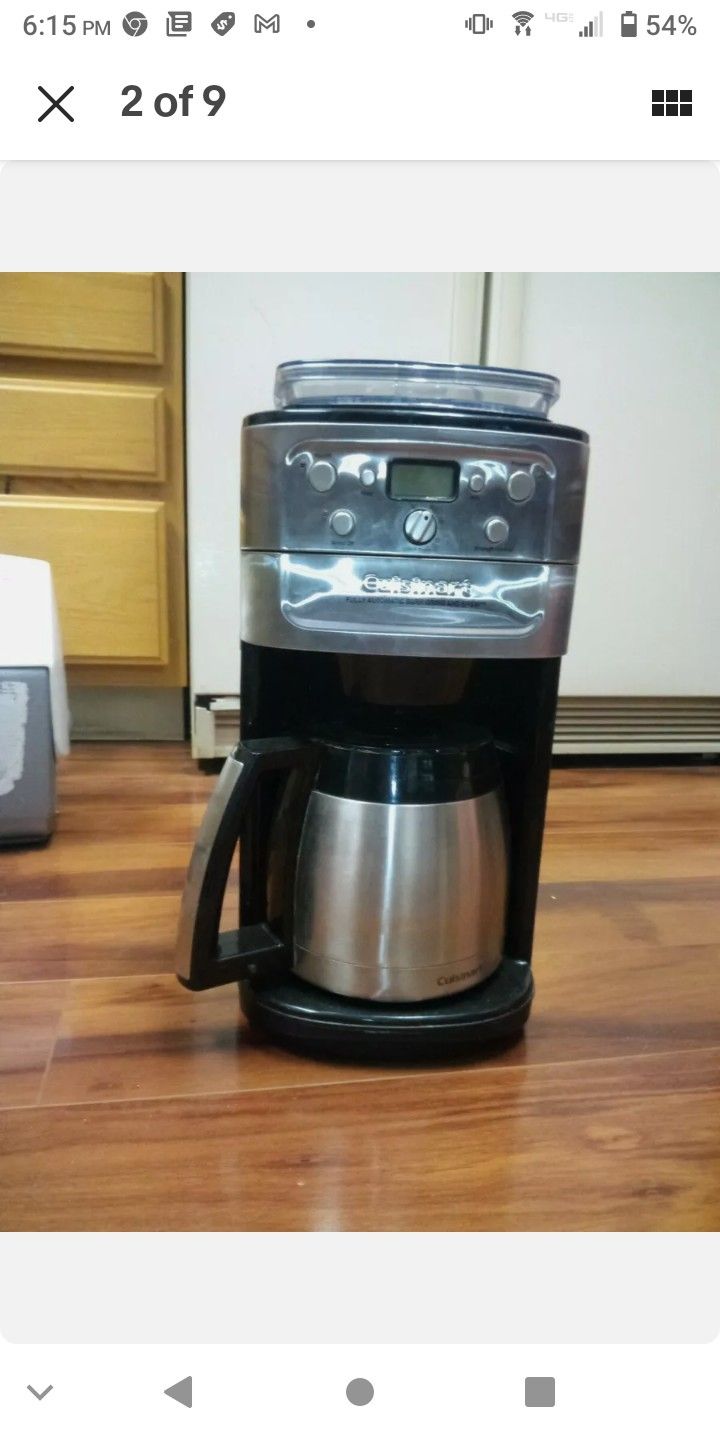 Cuisinart DGB 900BC Grind Brew 12 Cup Automatic Thermal Carafe