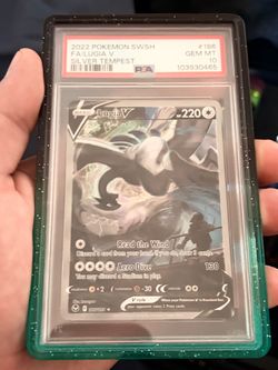 PSA 10 Lugia V Full Art Silver Tempest #186