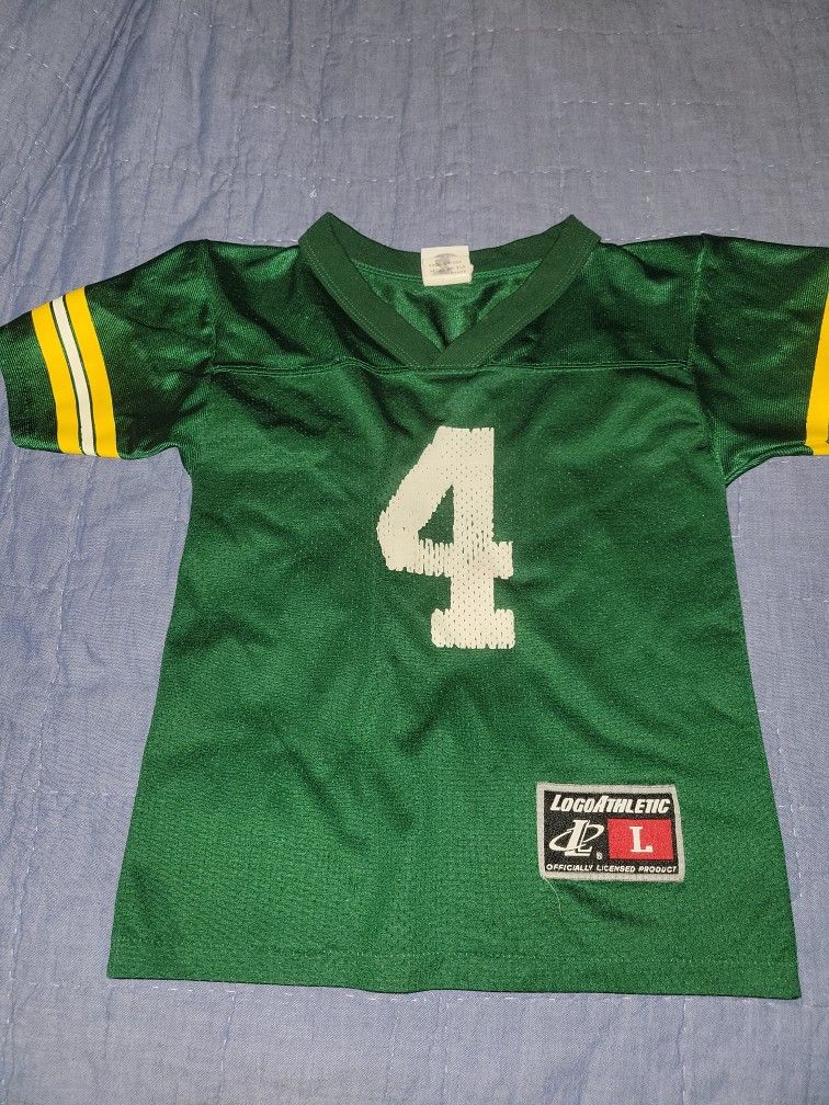 Green Bay Packers Favre #4 Kids Jersey Size 7